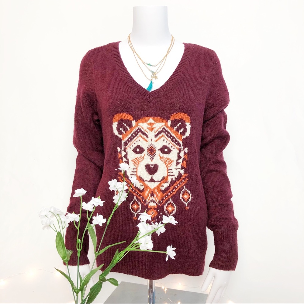 Long sleeves sweater